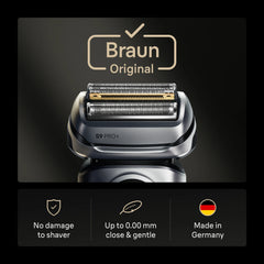 Braun Series 9 Shaver Replacement Head Part 94M, Compatible with All Series 9 Electric Shavers