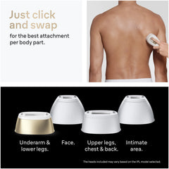 Braun Silk·expert Pro 5 IPL: Alternative to Laser Hair Removal with 2 Caps and Leather Pouch, PL5157