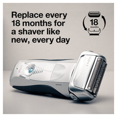 Braun Electric Shaver Head Replacement Part 70s Silver, Compatible with Legacy Series 7 Electric Razors for Men